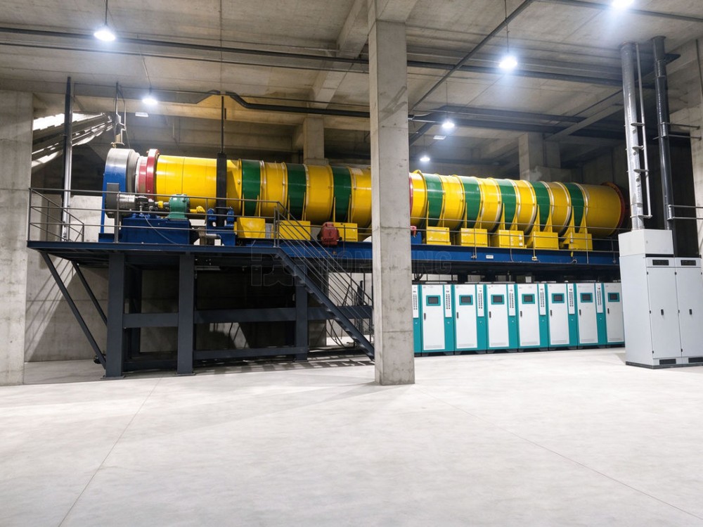 Electromagnetic Heating Rotary Drum Dryer