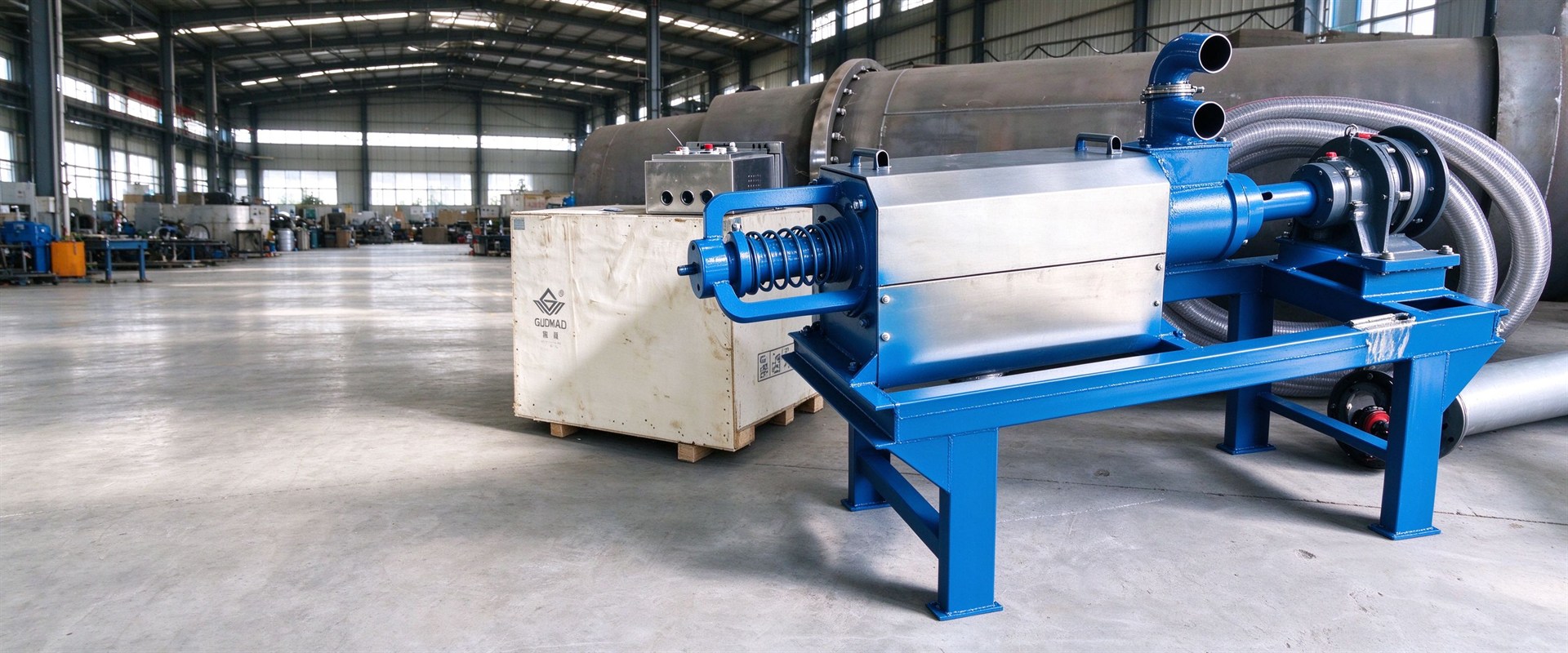 Cow Dung Dewatering Machine