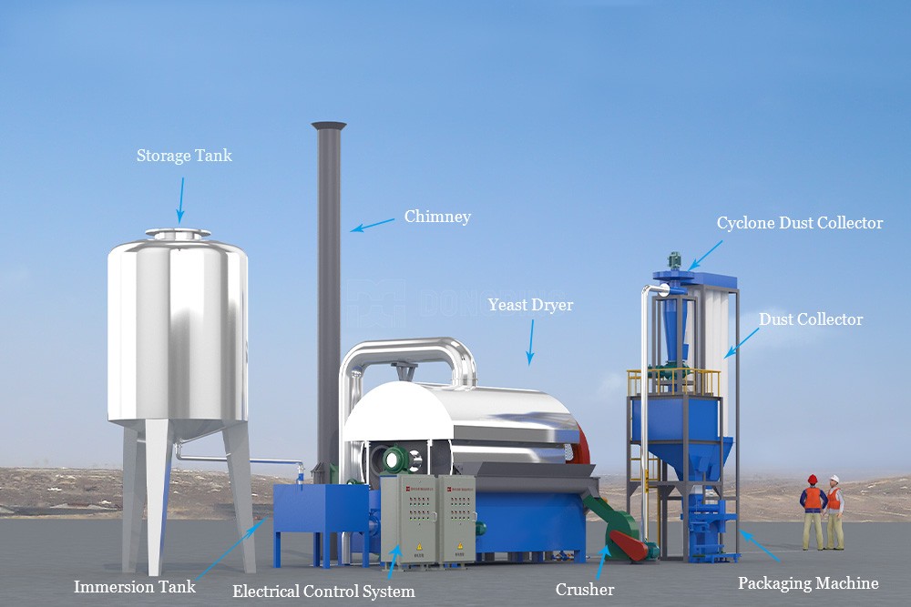 Yeast Dryer working principle