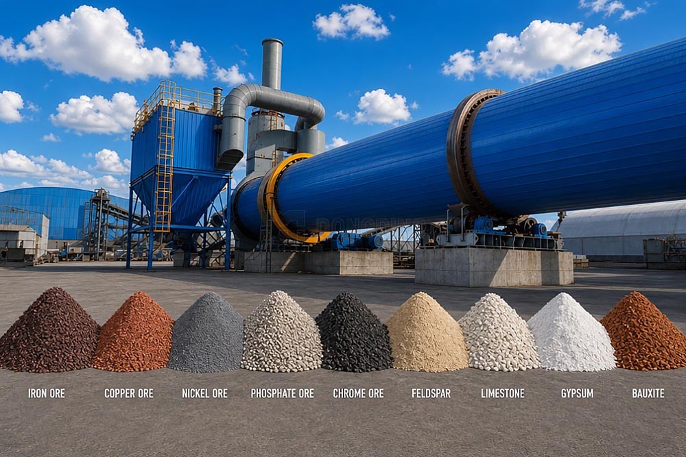 Fluorite Powder Rotary Dryer