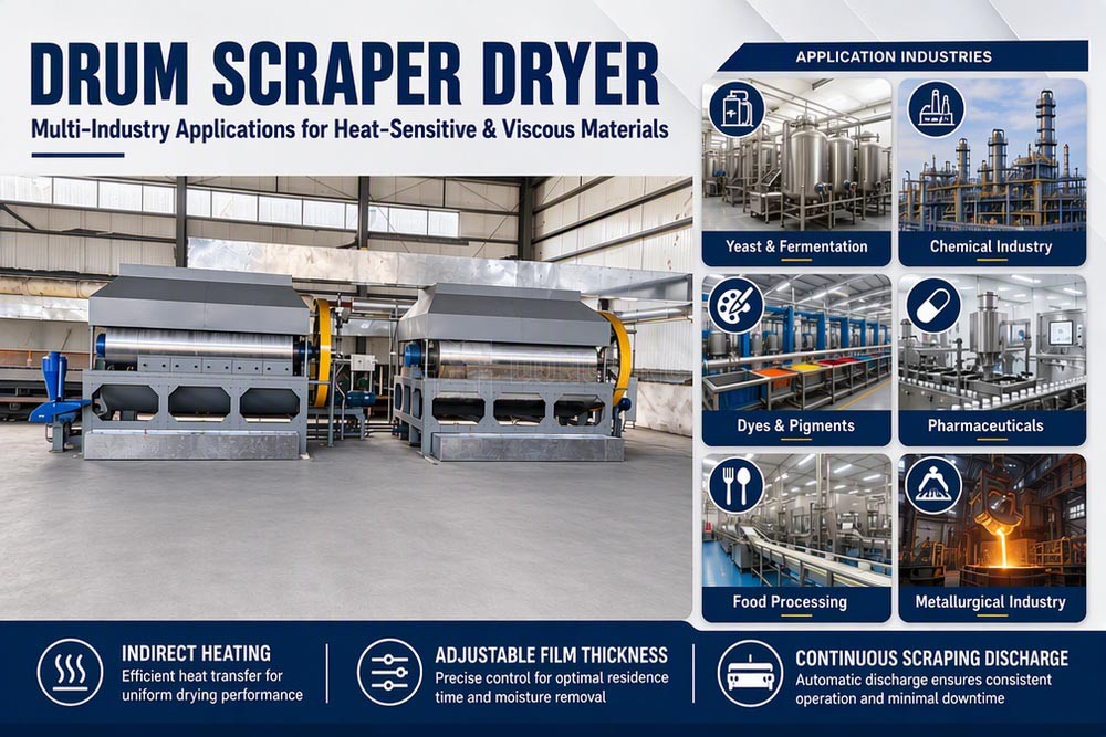 Scraper Drum Dryer