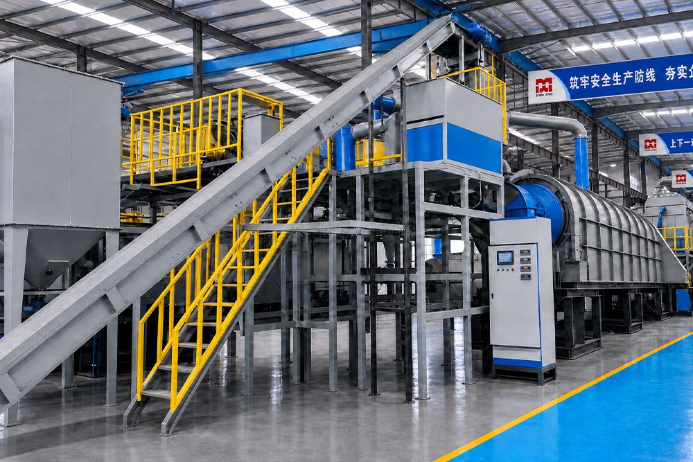 Aluminum Can Pyrolysis Paint Removal Production Line photo